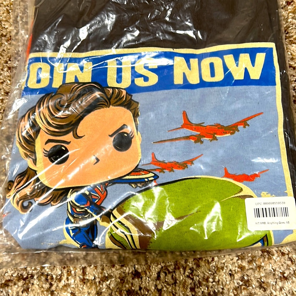 NIB Pop Tees Marvel What If T-shirt ax